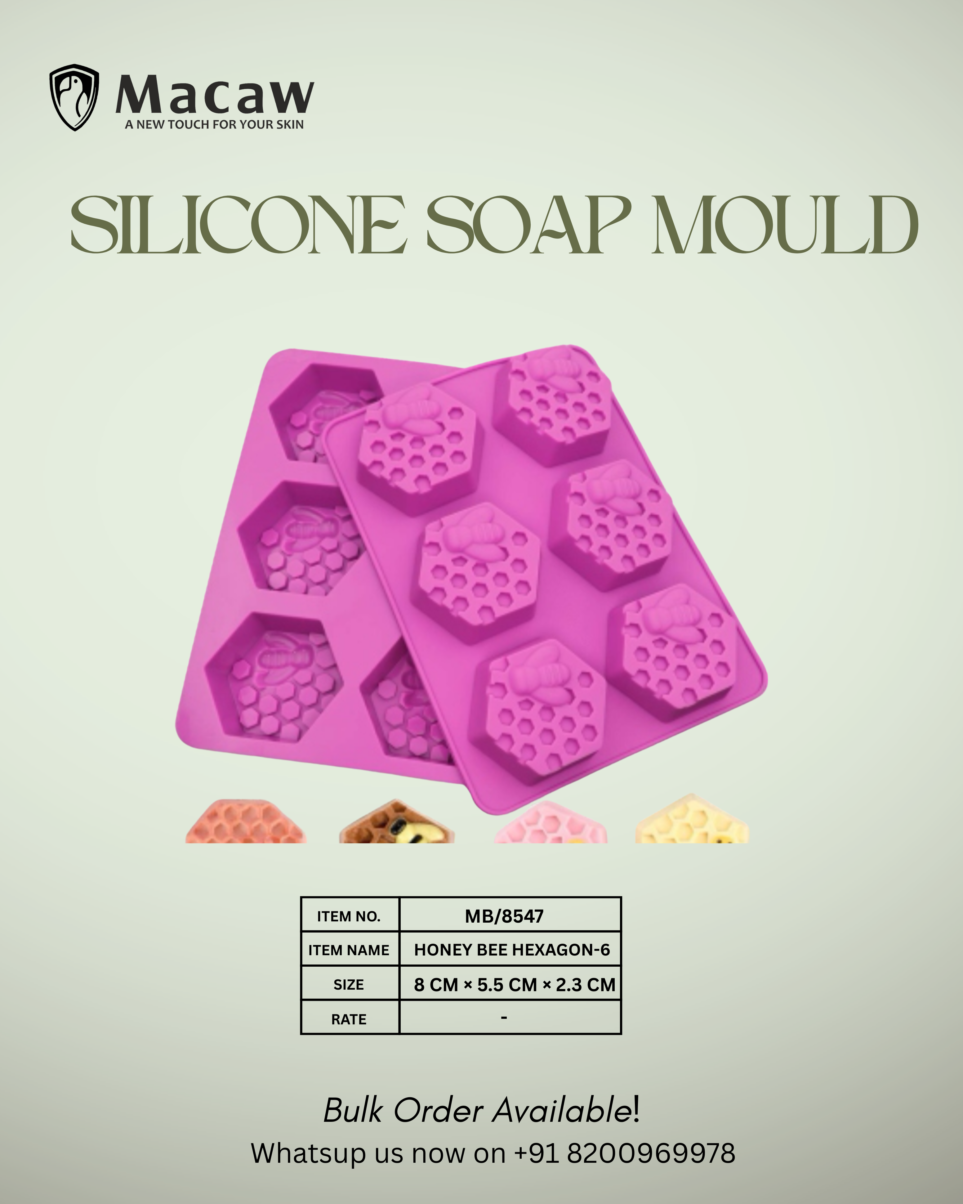 Honey Bee Soap Mould