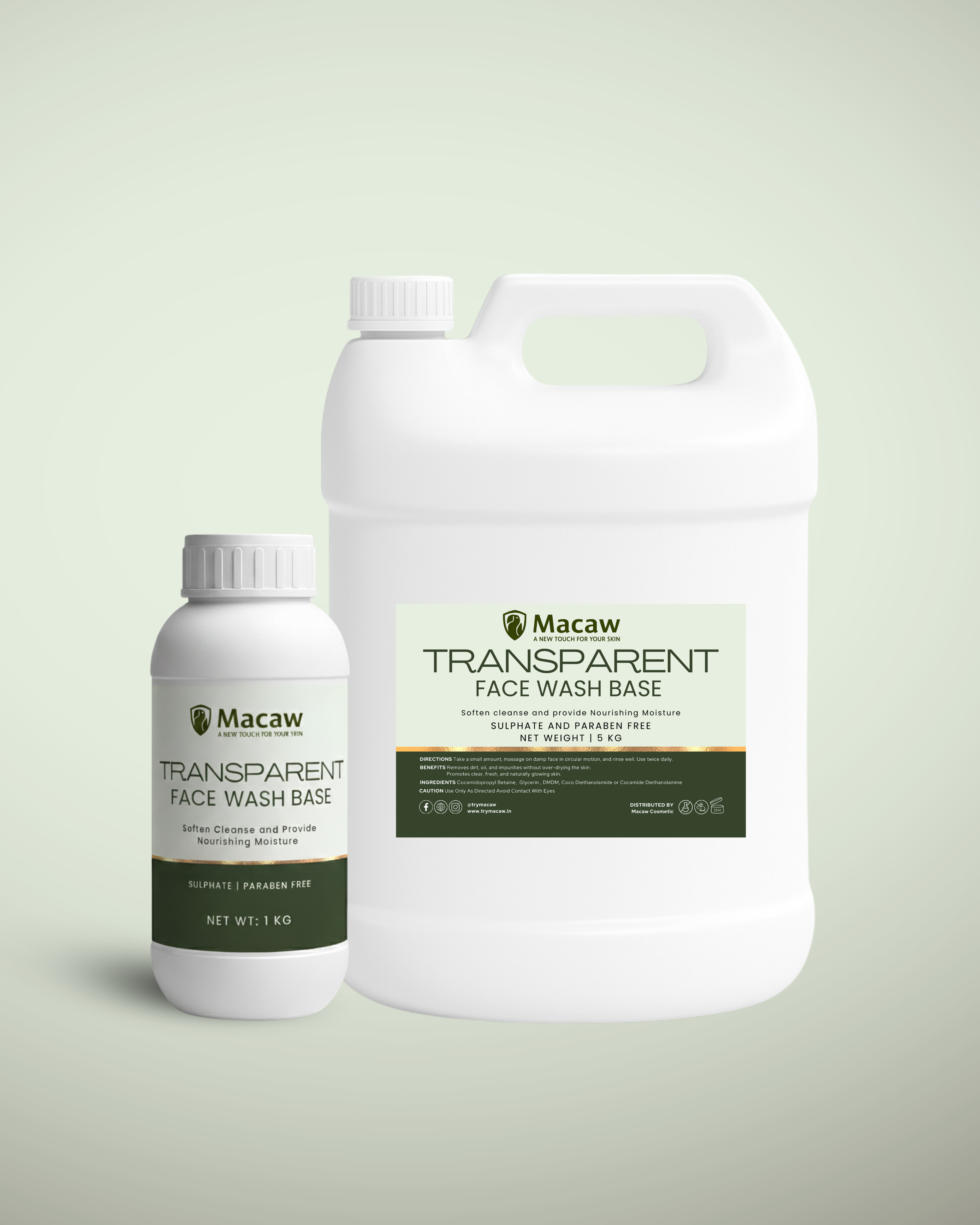 Transparent Face Wash Base