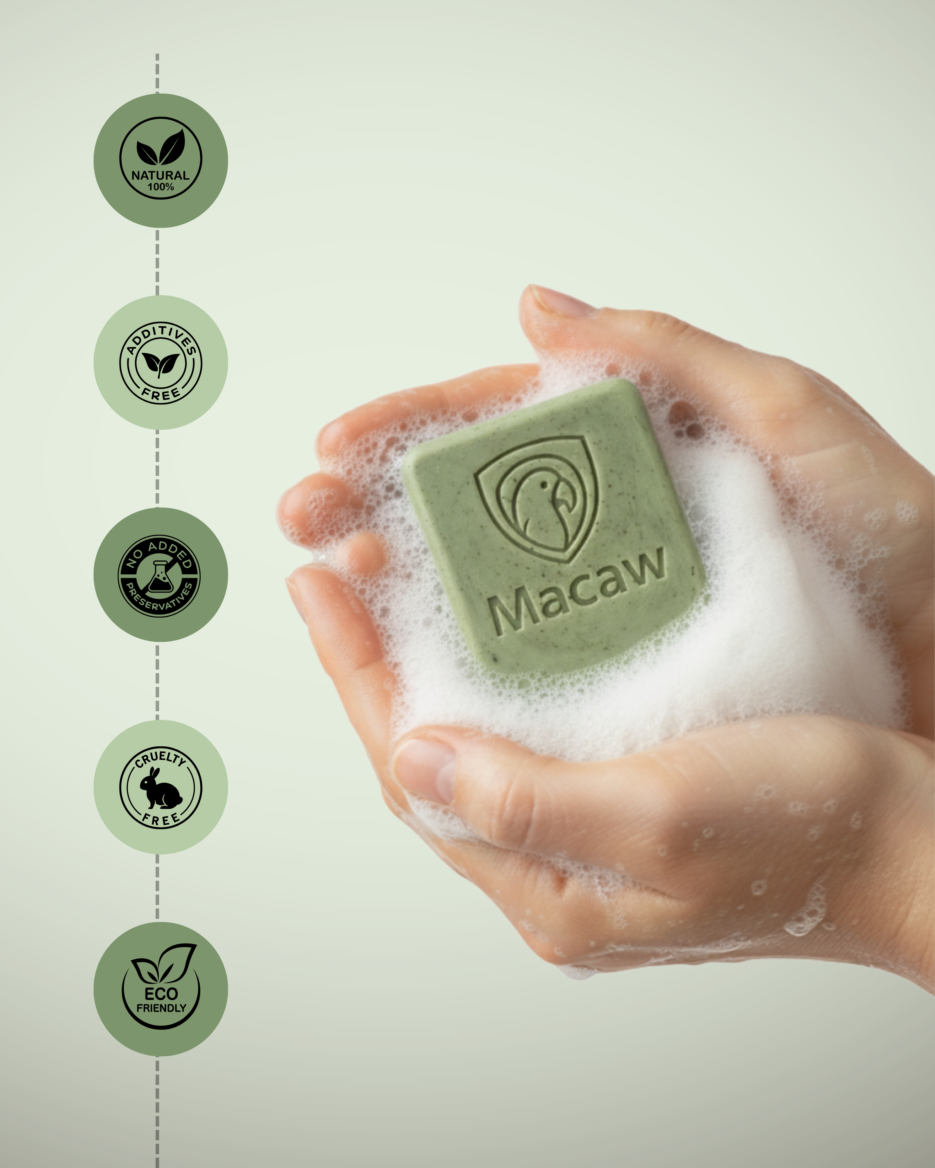 French Green clay Soap