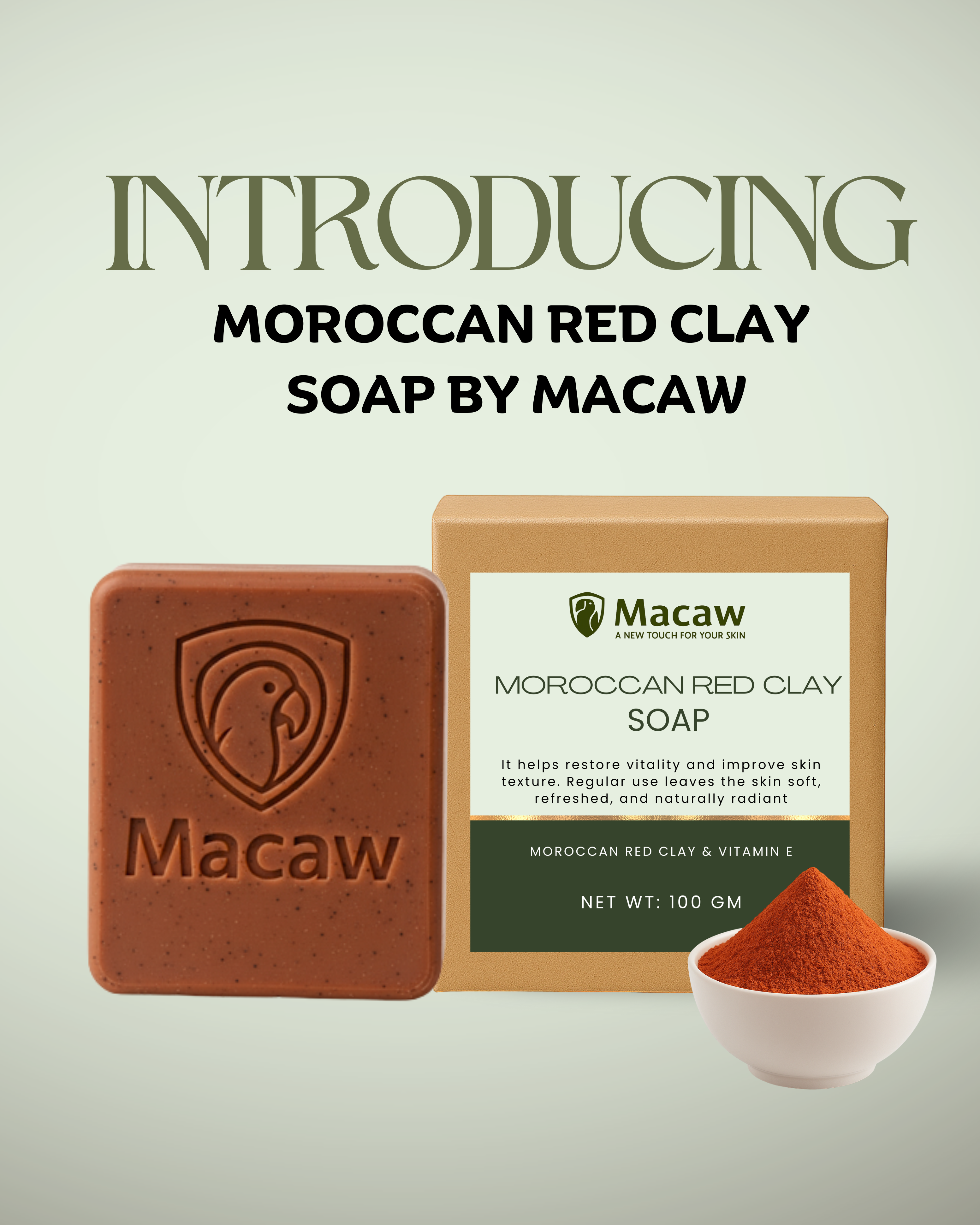 Moroccan Red Clay Soap